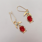 Pommelette Ruby Drop Earrings JLT11577 Just Lil Things