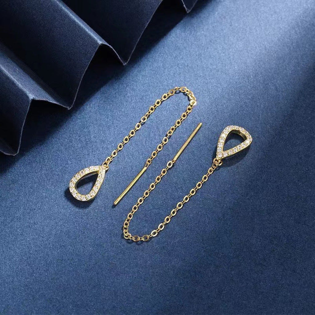 Needle Tassel Drop Earrings JLT12848 Just Lil Things