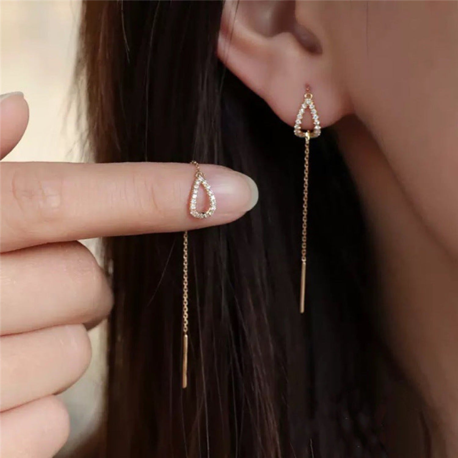 Needle Tassel Drop Earrings JLT12848 Just Lil Things