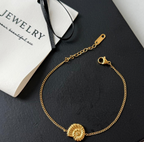 Gold Nautilus Shell Bracelet | Minimal Ocean-Inspired Bracelet | Waterproof Gold Jewelry TASARA