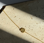 Gold Nautilus Shell Bracelet | Minimal Ocean-Inspired Bracelet | Waterproof Gold Jewelry TASARA