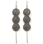 Boho Silver Ear Cuff Earrings | Vintage Tribal Statement Jewelry for Women TASARA
