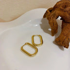 Geometric hoop earring JLT10597 Just Lil Things