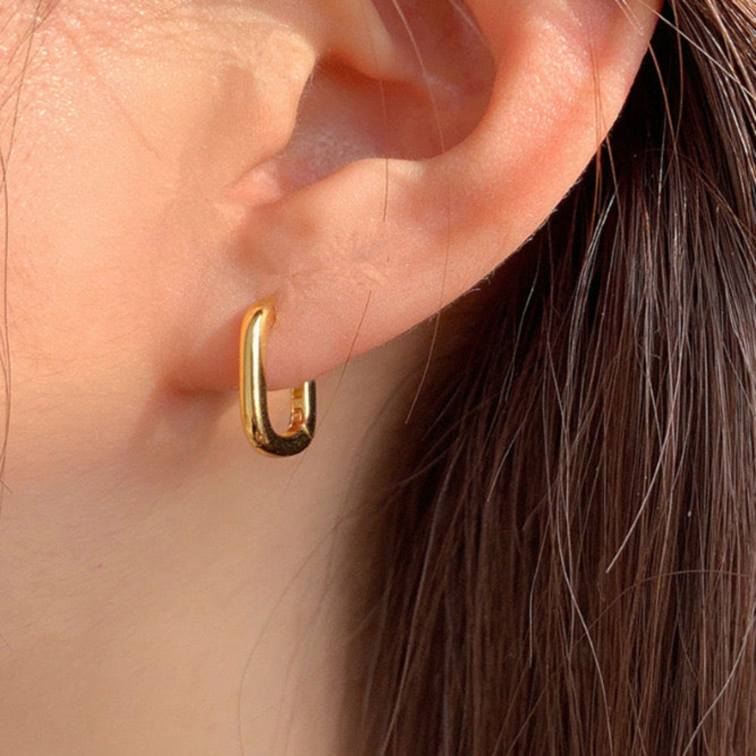 Geometric hoop earring JLT10597 Just Lil Things