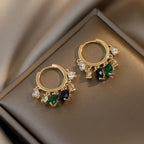 Multicolour Gemstone Hoop Earrings JLT11533 Just Lil Things