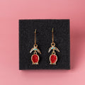 Pommelette Ruby Drop Earrings JLT11577 Just Lil Things