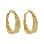 Prismatic Shimmer Hoop Earrings JLT12134 Just Lil Things