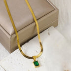 Royal Emerald Drop JLTN0610 Just Lil Things